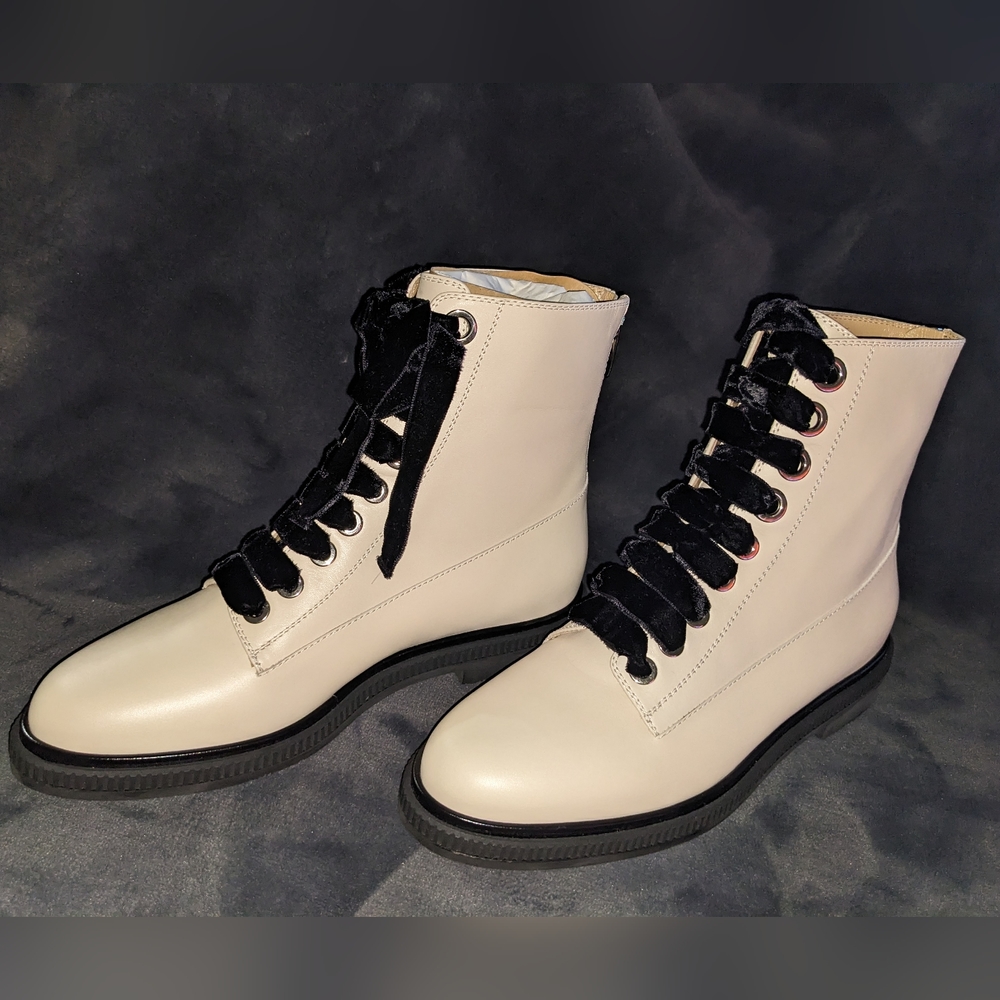 Sergio Rossi Camilla Combat Boots, NWT - Picture 2 of 15